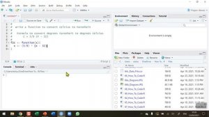 How To... Write a Simple Function to Convert Farenheit to Celcius in R #67