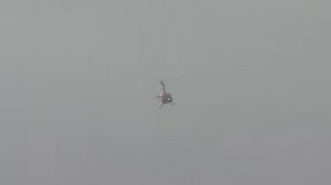 Посадка Robinson R-44 и R-66 в мокрый снег