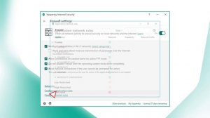 How to use Firewall in Kaspersky Internet Security 20