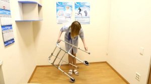 Видеообзор ходунков-опор TRIVES с 2 колесами CA811LG-5