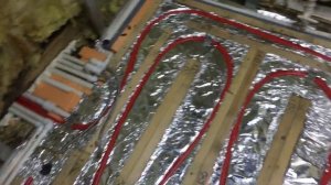 Тёплый пол в деревянном доме часть 5