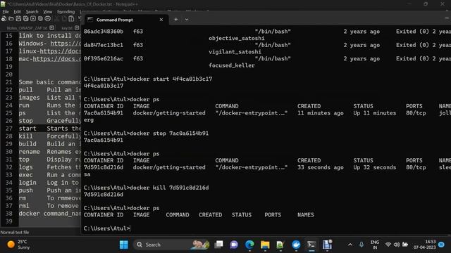 Basics of Docker- components, client server architecture & some basic commands