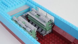 Лего Корабль-Танкер Маерск.Обучающие и развивающие видео сборки из конструктора Лего.