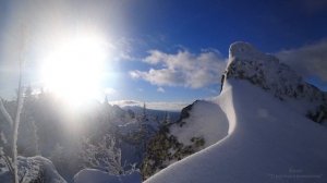 Снежный таймлапс в 4K на горе Ицыл. Снято на Sony FDR-x3000.