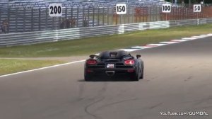 Гиперкары на гоночной трассе. Koenigsegg, LaFerrari, 918 Spyder, Veyron WRC, SLR Stirling Moss.