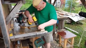 DIY изготовление деревянной ложки. (электро инструментом)