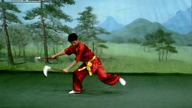 Ин Мен Цюань - форма с парными серпами шуан лян дао