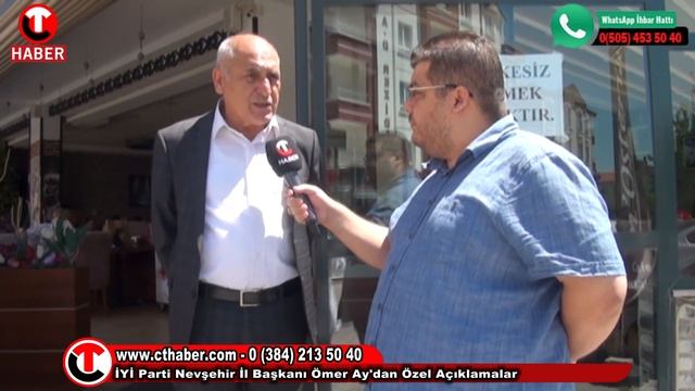 Nevşehir İYİ Parti İl Başkanı Ömer Ay'dan Açıklamalar смотреть онлайн