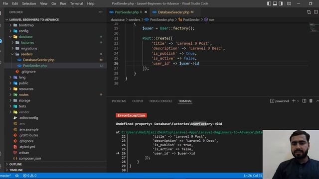 (104) Part-2 What is Laravel Seeder and How to use seeder in Laravel?