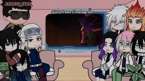 Hashiras react to Kamaboko Squad _ Tanjiro 3/6