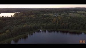 Лахденпохья. Пайкъярви (Paikjärvi) (Щучье озеро). Летим в закат.