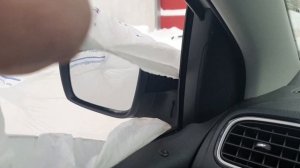Отморозил боковое зеркало на автомобиле на улице не заезжая в тепло