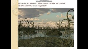 Историческое развитие растительного мира.