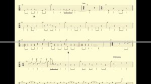 【Rainbow】Band Score『Man On The Silver Mountain』 Ritchie Blackmore Guiter Score！