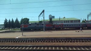 18.06.2021. Россия. Воронежская область. Железнодорожная станция Лиски