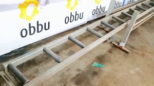 Комплект измерительных рольгангов 4,5 принимающий и 4 метра подающий #obbu.ru