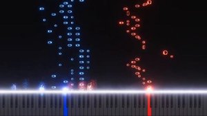 Bad Piggies Theme - piano - tutorial - visualizer