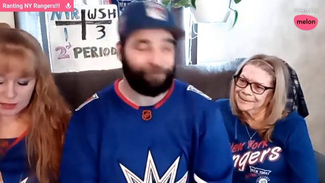 New York Rangers vs Washington Capitals play by play 2/25/2023