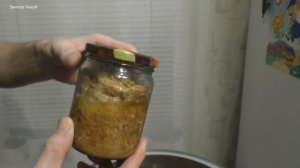 Тушёнка из домашней индейки в автоклаве Заготовщик 26л.