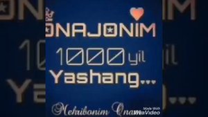 Онажоним сизни согиндим