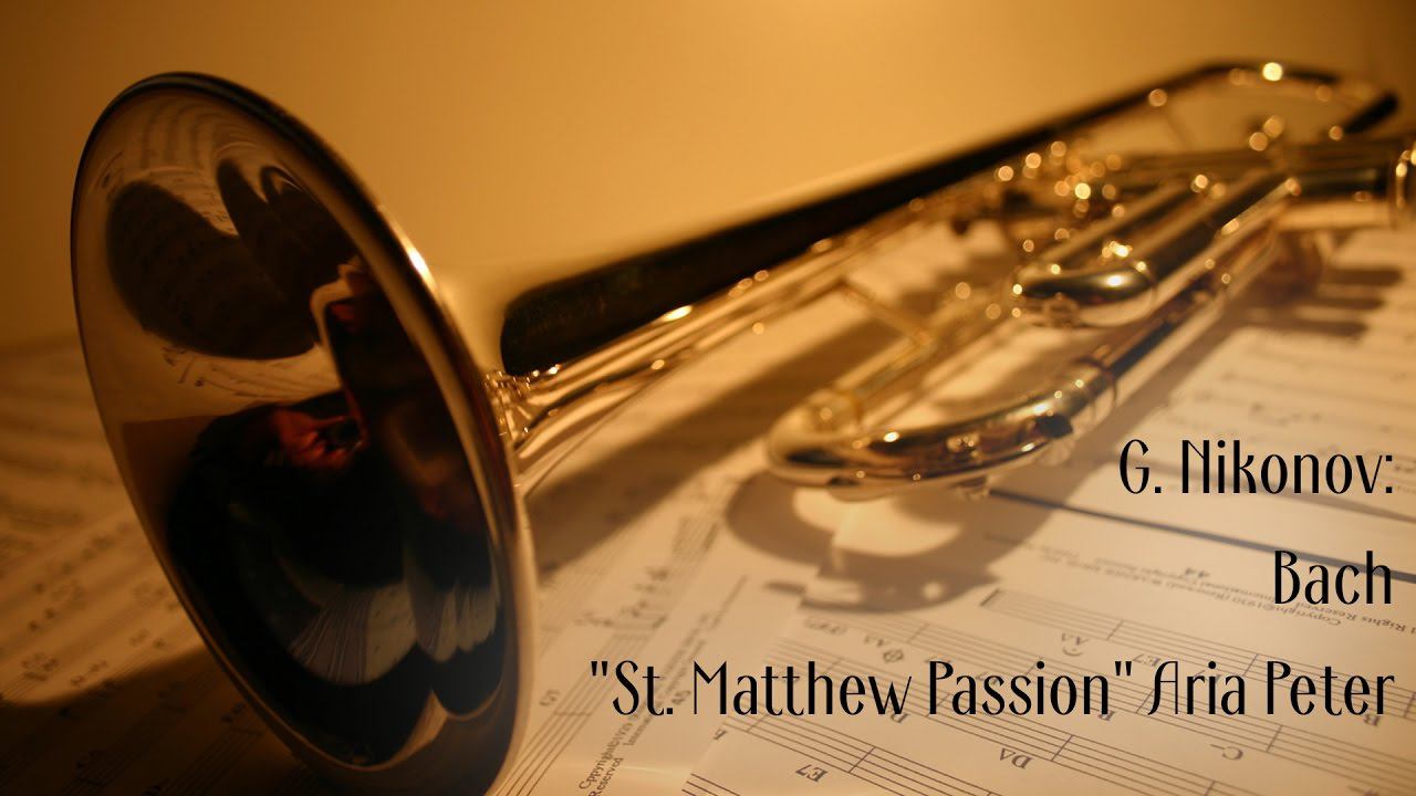 Bach "St. Matthew Passion" Aria Peter. G. Nikonov. смотреть онлайн