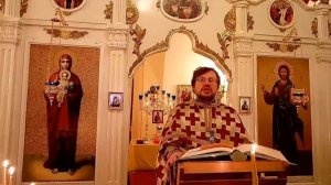 Храм Св. Спиридона Тримифунтского. Проповедь настоятеля.