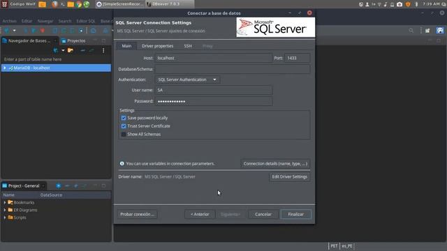 ? Cómo CONECTAR DBeaver con SQL Server en LINUX