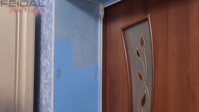 Швидке косметичне оздоблення дверного укосу своїми руками! FEIDAL