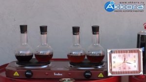 Час прожарки масел Akkora 5w 30 F, V, XD, XJ  400 450 градусов