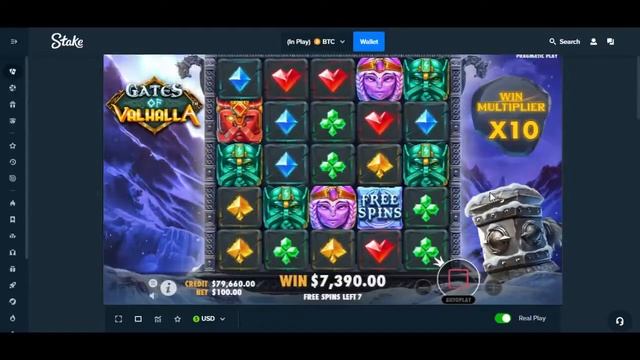 Gates of Valhalla Big Win on Stake смотреть онлайн
