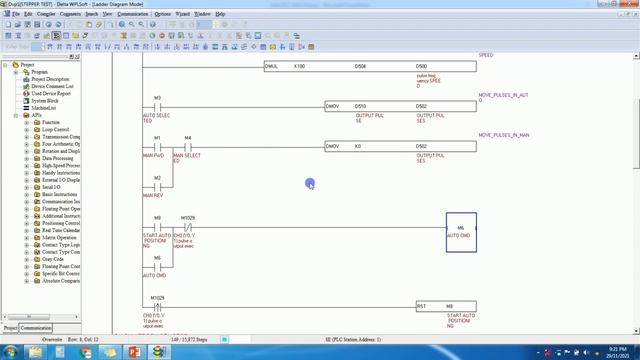 Delta PLC With Stepper Motor | Wiring | Programming | Pulse Calculation | English