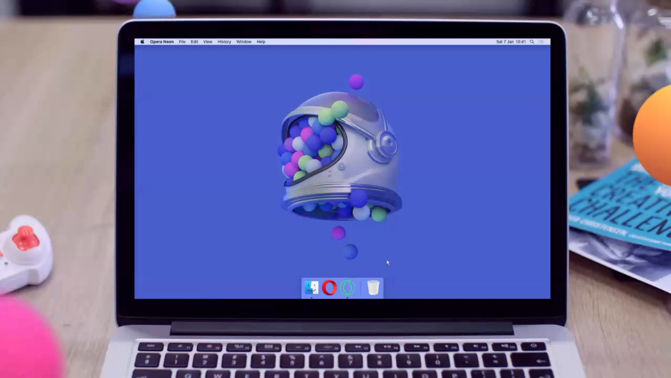 Desktop browser. Браузер будущего. Neon браузер