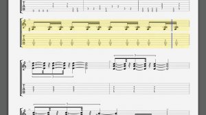 Metallica   Trapped Under Ice James guitar tablature