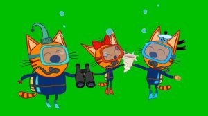 Футаж ? Дайвинг ?Коржик, ?Карамелька и? Компот