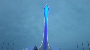 Сочи. Фонтан "Чаша Олимпийского огня"