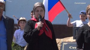 Велопробег в с.Калининаул в поддержку спецоперации российских военных на Украине. .mpg