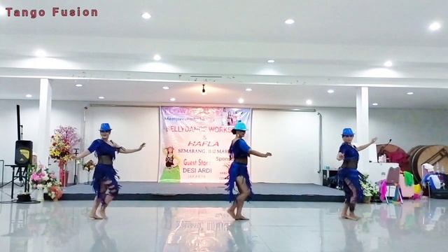 TANGO FUSION _ BELLYDANCE CHOREOGRAPHY By Santistudio смотреть онлайн