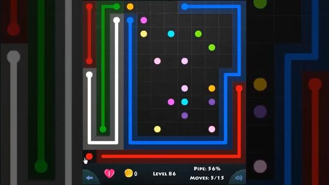 12 × 12 MANIA LEVEL 86 - FLOW GAME ON FACEBOOK Connect the dots