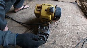 Самоделка из тримера и болгарки