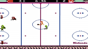 Хоккей Ice Hockey 1988 игра на Денди (NES) Матч USSR-CANADA.