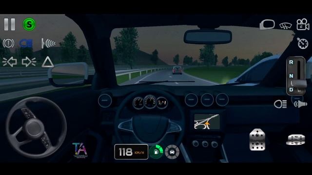 Real Driving Sim - Renault Dacia Duster SUV Driving on Highway - Car Games Android Gameplay смотреть онлайн
