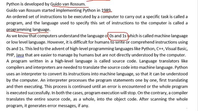 Introduction- Python