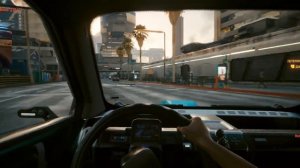 Cyberpunk 2077 на руле. | Moza R5 + TrackIR |