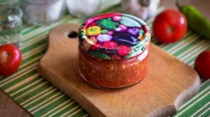 Острая приправа из помидоров и острого перца