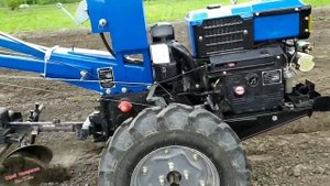 ОКУЧИВАНИЕ КАРТОФЕЛЯ ТЯЖЁЛЫМ МОТОБЛОКОМ ДИСКАМИ ИЗ ГАЗОВОГО БАЛЛОНА