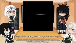 Hashira react to Tanjiro Kamado | Gacha Club [Eng/Rus]