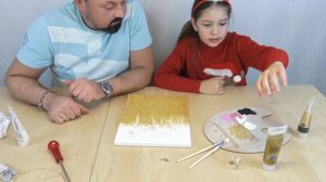 DIY LED Светящаяся Картина своими руками//Звезда Шоу