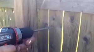 Сосед просверлил отверстия в заборе, а затем все соседи стали делать так же