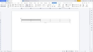 WPS Office Word How To Merge Cells