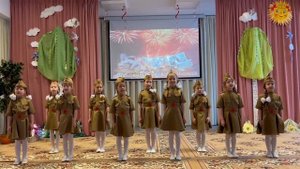 Песня "Солдат молоденький" старшая группа
